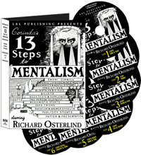 CORINDA'S 13 STEPS TO MENTALISM DVD