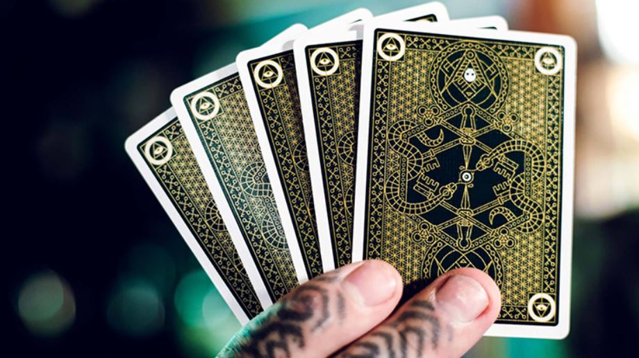 *CROSSED KEYS (playing cards)