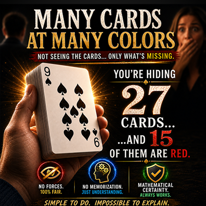 MANY CARDS AT MANY NUMBERS