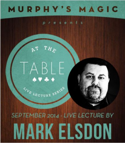 AT THE TABLE MARK ELSDON