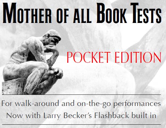THE MOTHER OF ALL BOOK TESTS POCKET EDITION